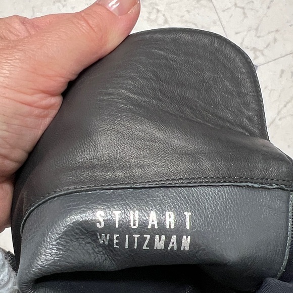 Elegant Black Women's Over-the-Knee Stuart Whitman Boots. Made in Spain. - Picture 2 of 7